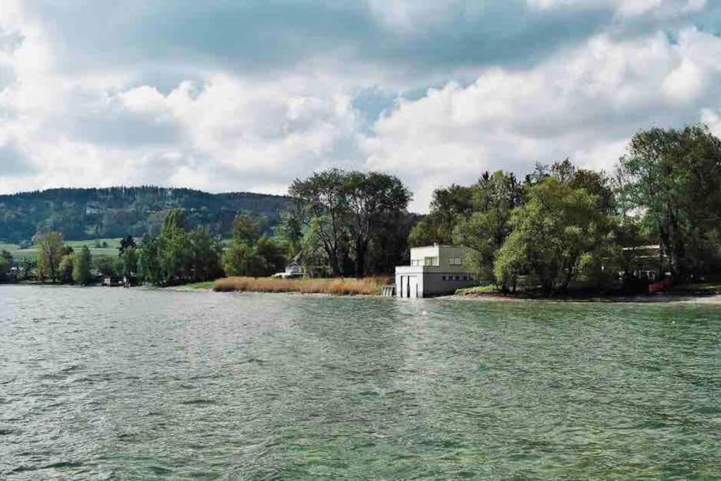 Micro-Apartment In Seenaehe Fusslaeufig Zum See:)) Ohningen Luaran gambar